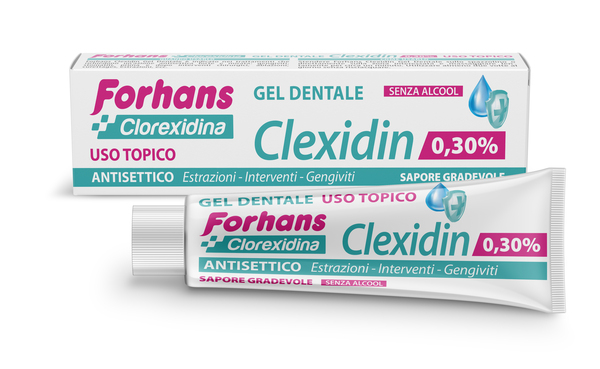FORHANS CLEXIDIN COLLUTORIO IN GEL ALLA CLOREXIDINA 0,30% 30 - pharmaonline24.it