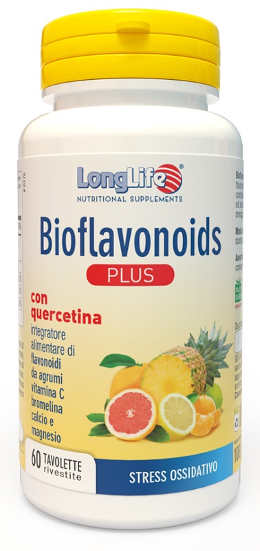 LONGLIFE BIOFLAVONOIDS PLUS 60 TAVOLETTE RIVESTITE - pharmaonline24.it