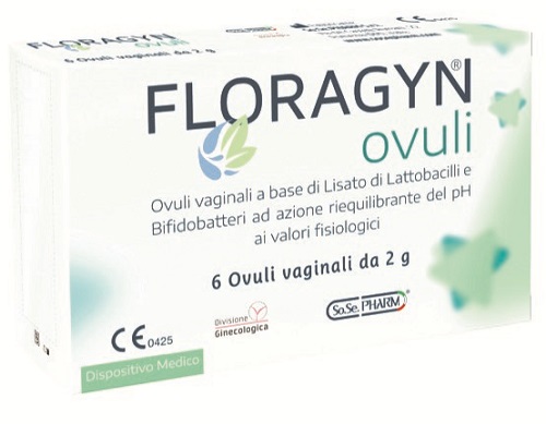 OVULI VAGINALI A BASE DI LATTOBACILLI LISATI FLORAGYN OVULI 2 G 6 PEZZI - pharmaonline24.it