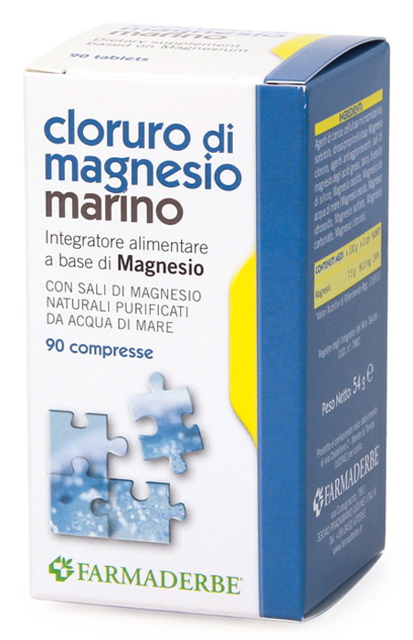 CLORURO DI MAGNESIO MARINO 90 COMPRESSE - pharmaonline24.it