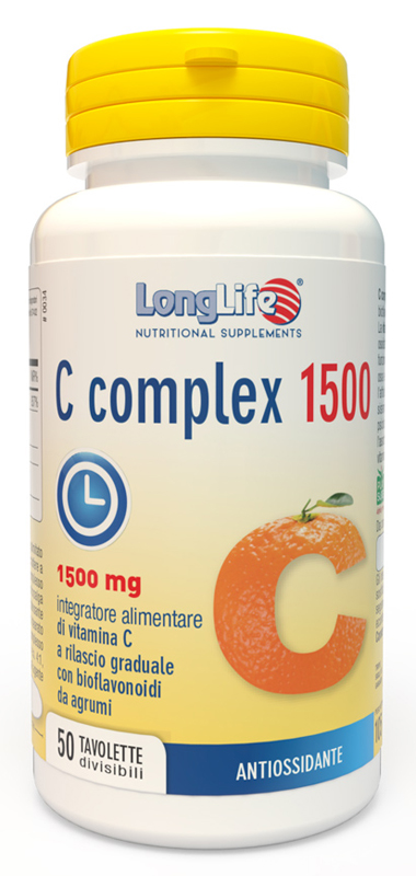 LONGLIFE C COMPLEX 1500 T/R 50 TAVOLETTE - pharmaonline24.it