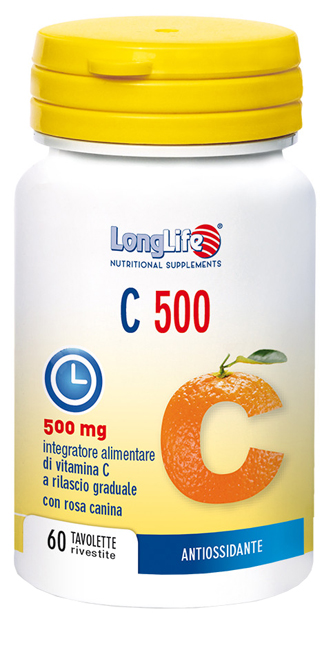 LONGLIFE C 500 T/R 60 TAVOLETTE RIVESTITE - pharmaonline24.it