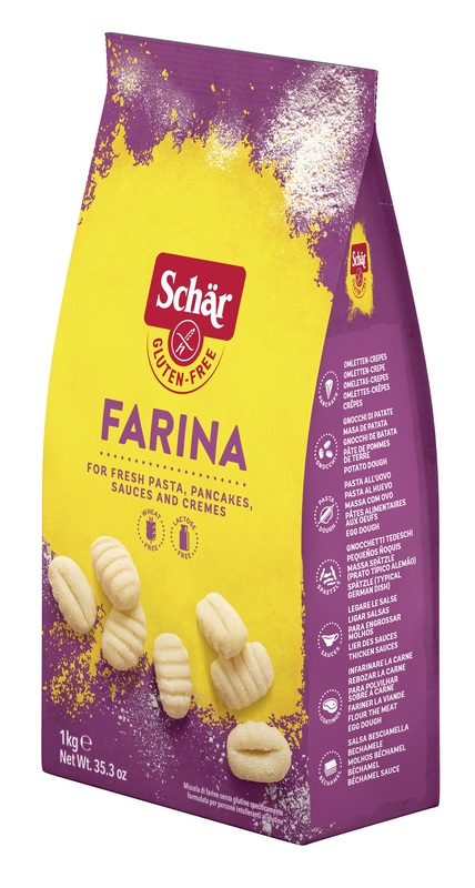 SCHAR FARINA PER PASTA FRESCA PANCAKES SALSE E CREME 1 KG - pharmaonline24.it