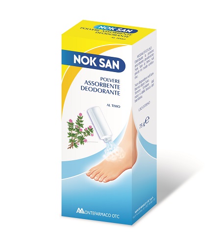NOK SAN POLVERE ASSORBENTE DEODORANTE 75 G - pharmaonline24.it