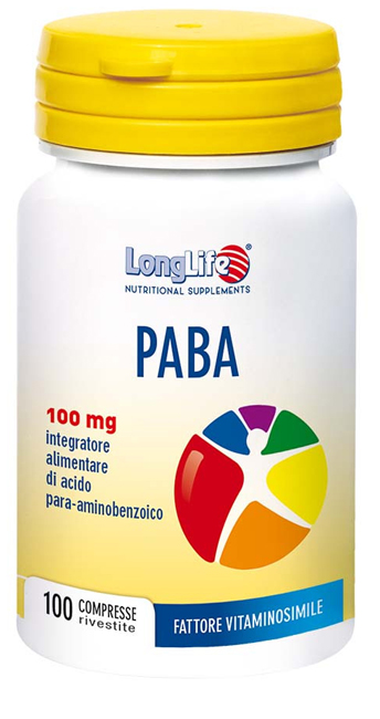 LONGLIFE PABA 100 100 COMPRESSE RIVESTITE - pharmaonline24.it