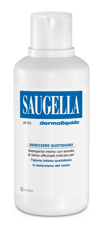 SAUGELLA DERMOLIQUIDO PH 3,5 DETERGENTE INTIMO BENESSERE QUOTIDIANO 500 ML - pharmaonline24.it