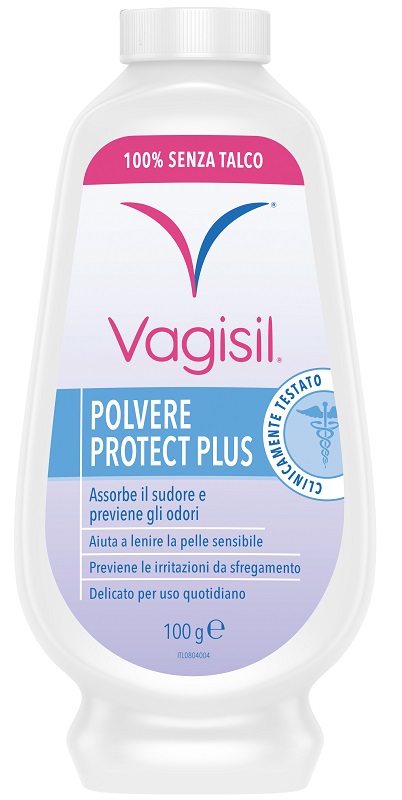 VAGISIL POLVERE PROTECT PLUS IGIENE FEMMINILE 100 G - pharmaonline24.it