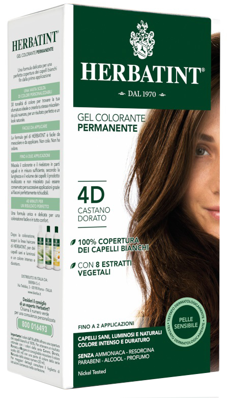 HERBATINT 4D CASTANO DORATO 150 ML - pharmaonline24.it
