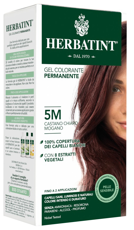 HERBATINT 5M CASTANO CHIARO MOGANO 150 ML - pharmaonline24.it