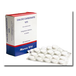 CALCIO CARBONATO VITI 60 COMPRESSE - pharmaonline24.it