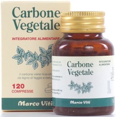 CARBONE VEGETALE 40 COMPRESSE - pharmaonline24.it