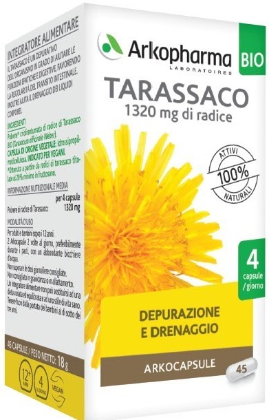 ARKO CAPSULE TARASSACO BIO 45 CAPSULE - pharmaonline24.it