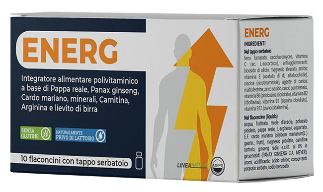 ENERG 10 FLACONCINI 10 ML CON TAPPO SERBATOIO - pharmaonline24.it