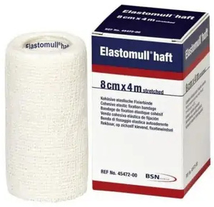 BENDA ELASTICA AUTOADESIVA ELASTOMULL HAFT BLU 8X400 CM - pharmaonline24.it