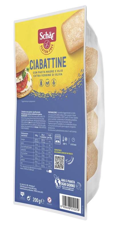 SCHAR CIABATTINA 200 G - pharmaonline24.it