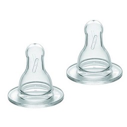 TETTARELLA SLOW FLUSSO LENTO IN SILICONE 2 PEZZI - pharmaonline24.it