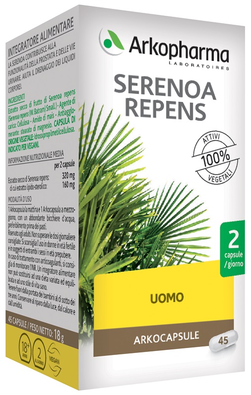 SERENOA REPENS 45 CAPSULE - pharmaonline24.it