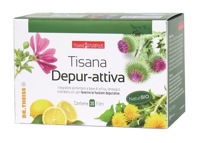 NATURPLUS TISANA DEPUR-ATTIVA 20 FILTRI - pharmaonline24.it