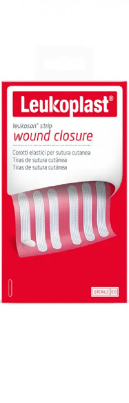 CEROTTO PER SUTURA LEUKOSAN STRIP 6X38MM 2 BUSTE X 6 CEROTTI - pharmaonline24.it