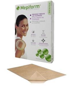 MEPIFORM MEDICAZIONE ATRAUMATICA PER CICATRICI CHELOIDI 10X18 CM 5 PEZZI - pharmaonline24.it