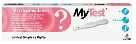 TEST DI GRAVIDANZA RAPIDO HCG MYTEST 1 PEZZO - pharmaonline24.it