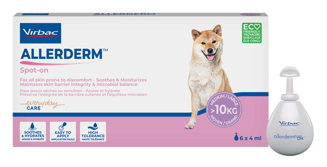 ALLERDERM SPOT ON CANI SUPERIORI A 10 KG 6 PIPETTE 4 ML - pharmaonline24.it