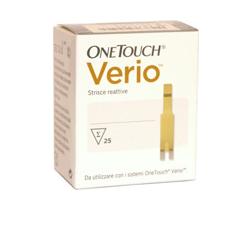 STRISCE MISURAZIONE GLICEMIA ONETOUCH VERIO 25 PEZZI - pharmaonline24.it