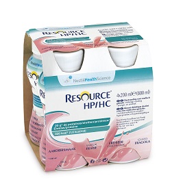 RESOURCE HP/HC FRAGOLA 4 BOTTIGLIE 200 ML - pharmaonline24.it