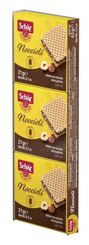 SCHAR NOCCIOLI' WAFERS CON NOCCIOLE 3 PEZZI DA 21 G - pharmaonline24.it