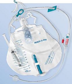 CATETERE IN SILICONE SCANALATO PROFILCATH PRECONNESSO CH16 LUNGHEZZA 40CM + SACCA DI DRENAGGIO DA 2000ML GRADUATA CON TUBO DI SCARICO ELASTICO E CHIUSURA A MORSETTO - pharmaonline24.it