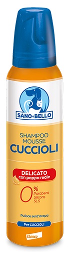 SANO E BELLO SHAMPOO MOUSSE CUCCIOLI PAPPA REALE NF 300 ML - pharmaonline24.it