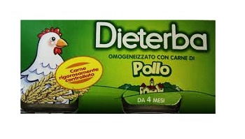 DIETERBA OMOGENEIZZATO POLLO 3 PEZZI 80 G - pharmaonline24.it