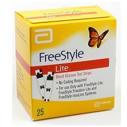 STRISCE MISURAZIONE GLICEMIA FREESTYLE LITE 25 PEZZI - pharmaonline24.it