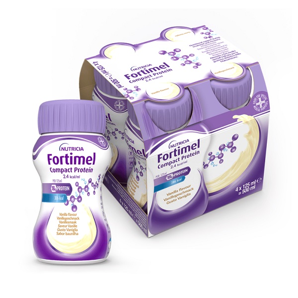 FORTIMEL COMPACT PROTEIN VANIGLIA 4 BOTTIGLIE DA 125 ML - pharmaonline24.it