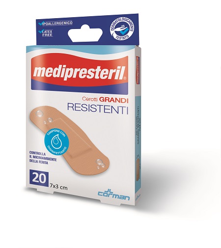 CEROTTO MEDIO MEDIPRESTERIL RESISTENTE 7X2CM 20 PEZZI - pharmaonline24.it
