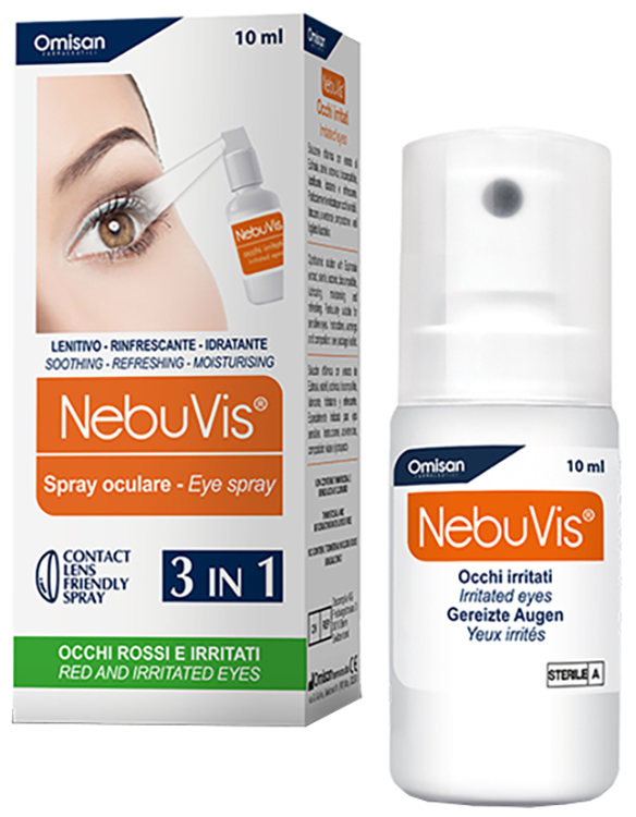 NEBUVIS OCCHI IRRITATI SPRAY 10 ML 1 PEZZO - pharmaonline24.it