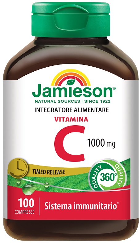 JAMIESON VITAMINA C 1000 TIMED RELEASE 100 COMPRESSE BARATTOG - pharmaonline24.it