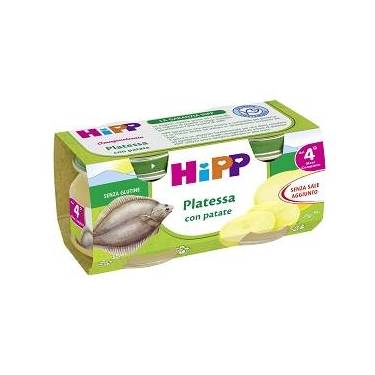HIPP OMOGENEIZZATO PLATESSA CON PATATE 2X80 G - pharmaonline24.it