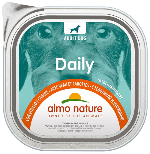 DAILY MENU DOGS CON VITELLO E CAROTE 300 G - pharmaonline24.it