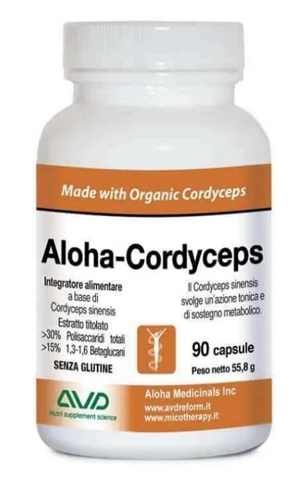 ALOHA CORDYCEPS 90 CAPSULE - pharmaonline24.it