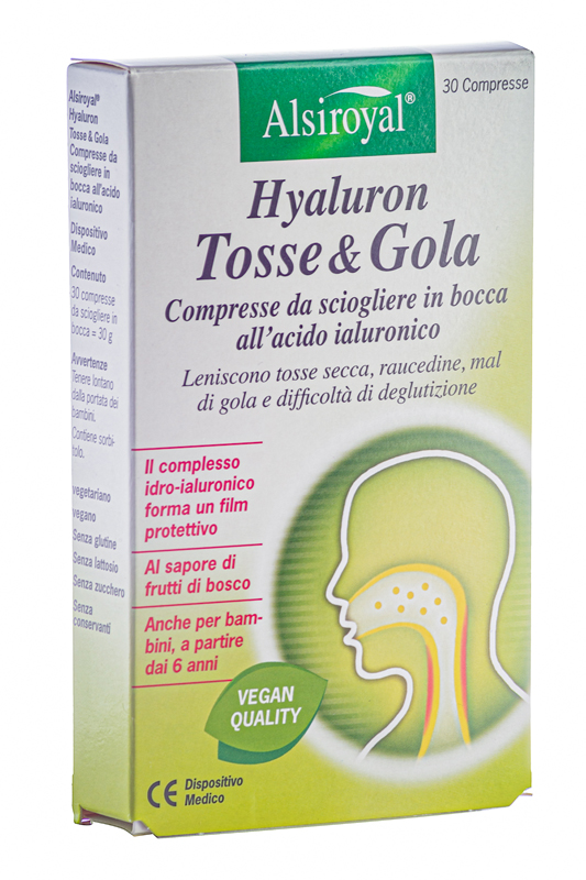 HYALURON TOSSE & GOLA 30 COMPRESSE N - pharmaonline24.it