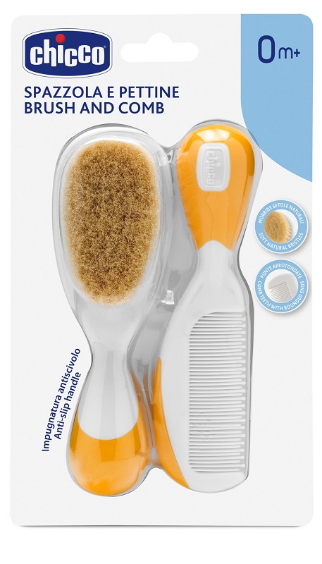CHICCO SPAZZOLA + PETTINE ARANCIONE - pharmaonline24.it