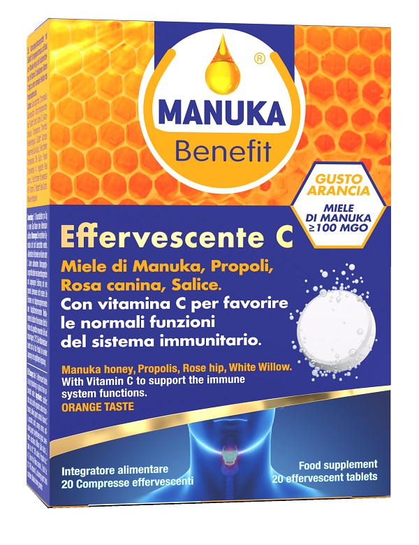 MANUKA BENEFIT EFFERVESCENTE C 20 COMPRESSE - pharmaonline24.it