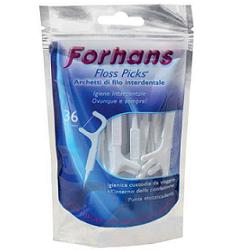 FORHANS ARCHETTI INTERDENTALI FLOSS PICKS 36PZ - pharmaonline24.it