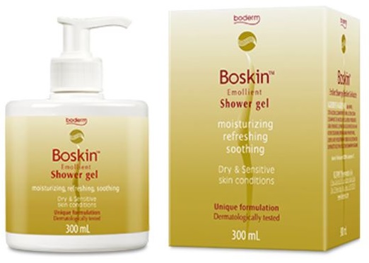 BOSKIN DOCCIA GEL EMOLLIENTE CUOIO CAPELLUTO E PELLE 300 ML - pharmaonline24.it