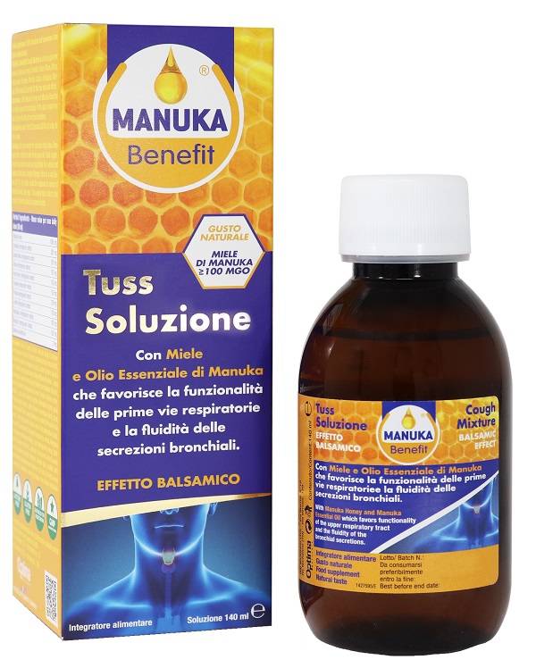 MANUKA BENEFIT TUSS SOLUZIONE 140 ML - pharmaonline24.it