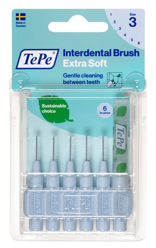 TEPE SCOVOLINO XSOFT BLU 0,6 MM 6 PEZZI - pharmaonline24.it