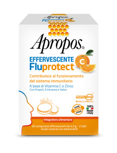 APROPOS FLUPROTECT EFFERVESCENTE C 20 COMPRESSE - pharmaonline24.it