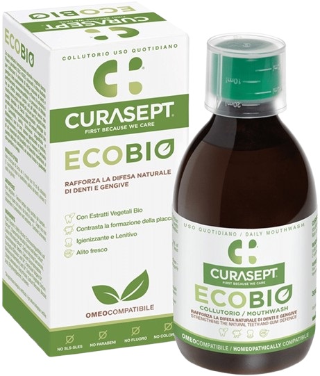 CURASEPT COLLUTORIO ECOBIO 300 ML PHARMADENT - pharmaonline24.it