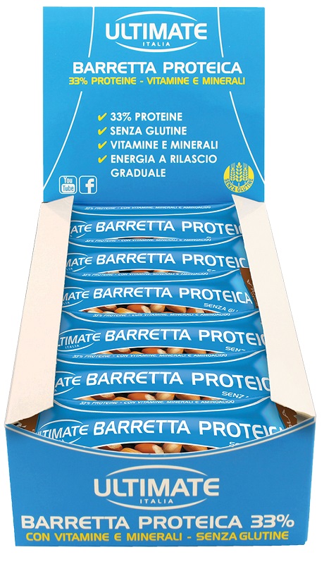ULTIMATE BARRETTA PROTEICA NOCCIOLA 24 PEZZI - pharmaonline24.it